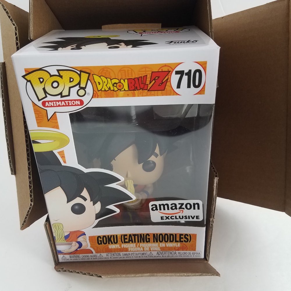 EXCLUSIVE GOKU EATING RAMEN NOODLES #710 FUNKO POP